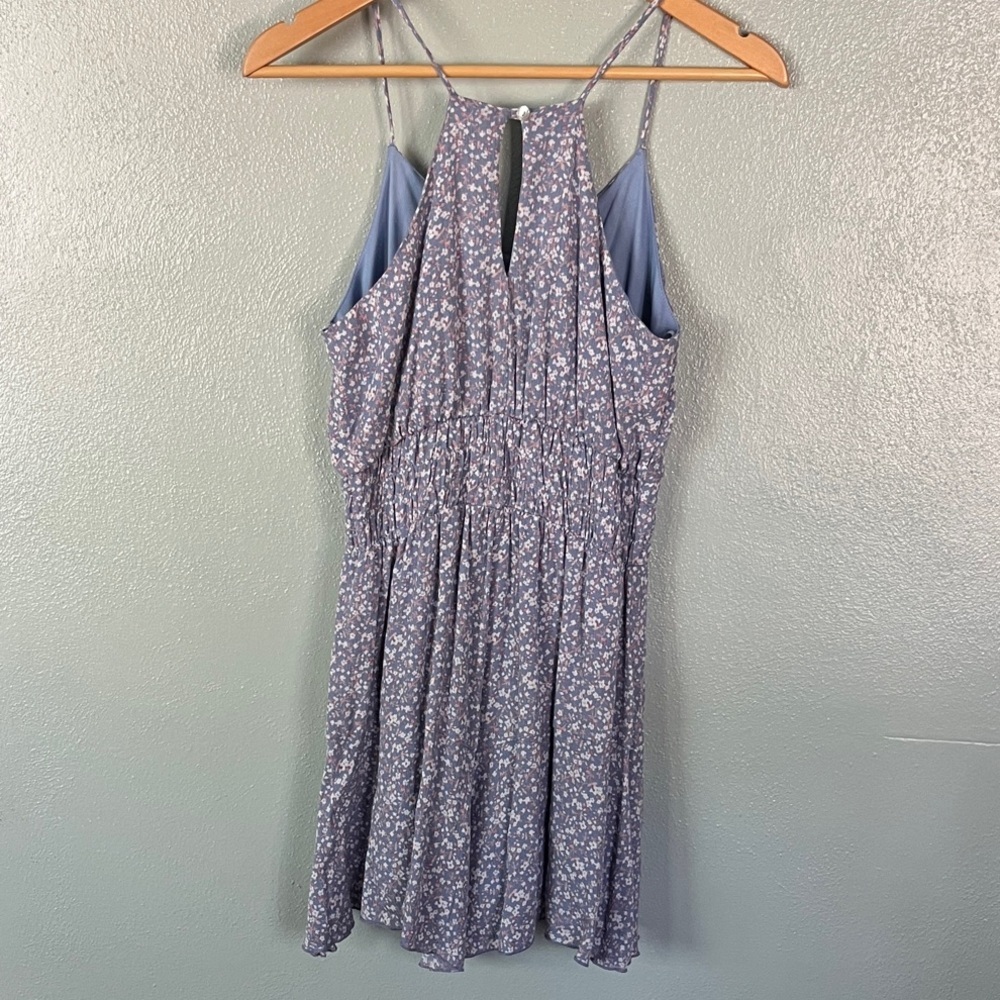 Peach Love California Blue Floral Romper NWT Small - Picture 6 of 15